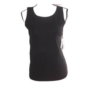 NEW BAR III, NORDSTROM BRAND TANK TOP, BLOUSE, TOP, BLACK WOMENS SIZE M